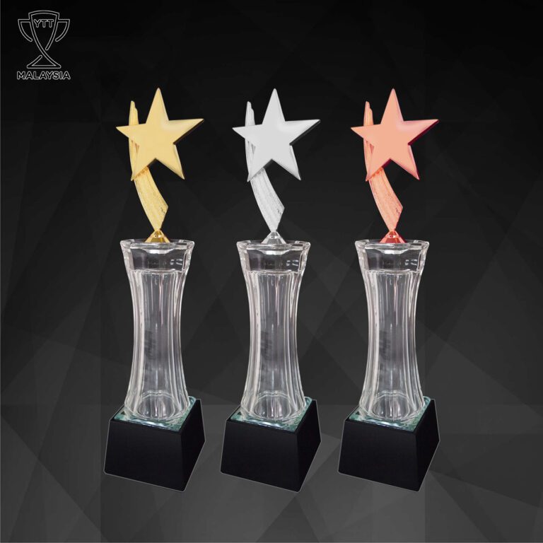 9155-Exclusive-Crystal-Star-Trophy-GOLD-SILVER-BRONZE