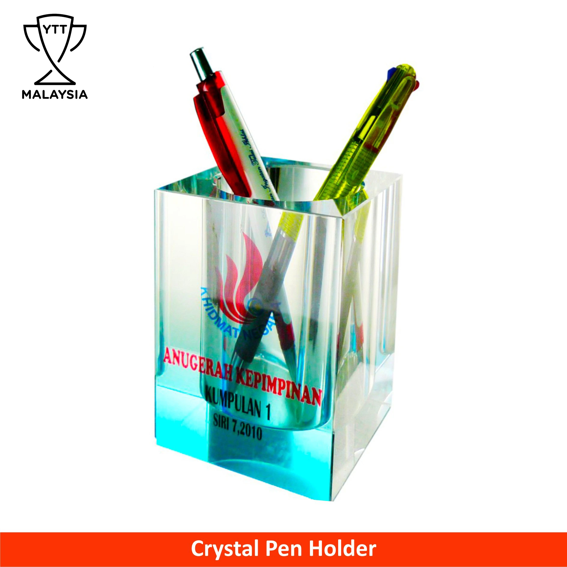 8069 Crystal Pen Holder