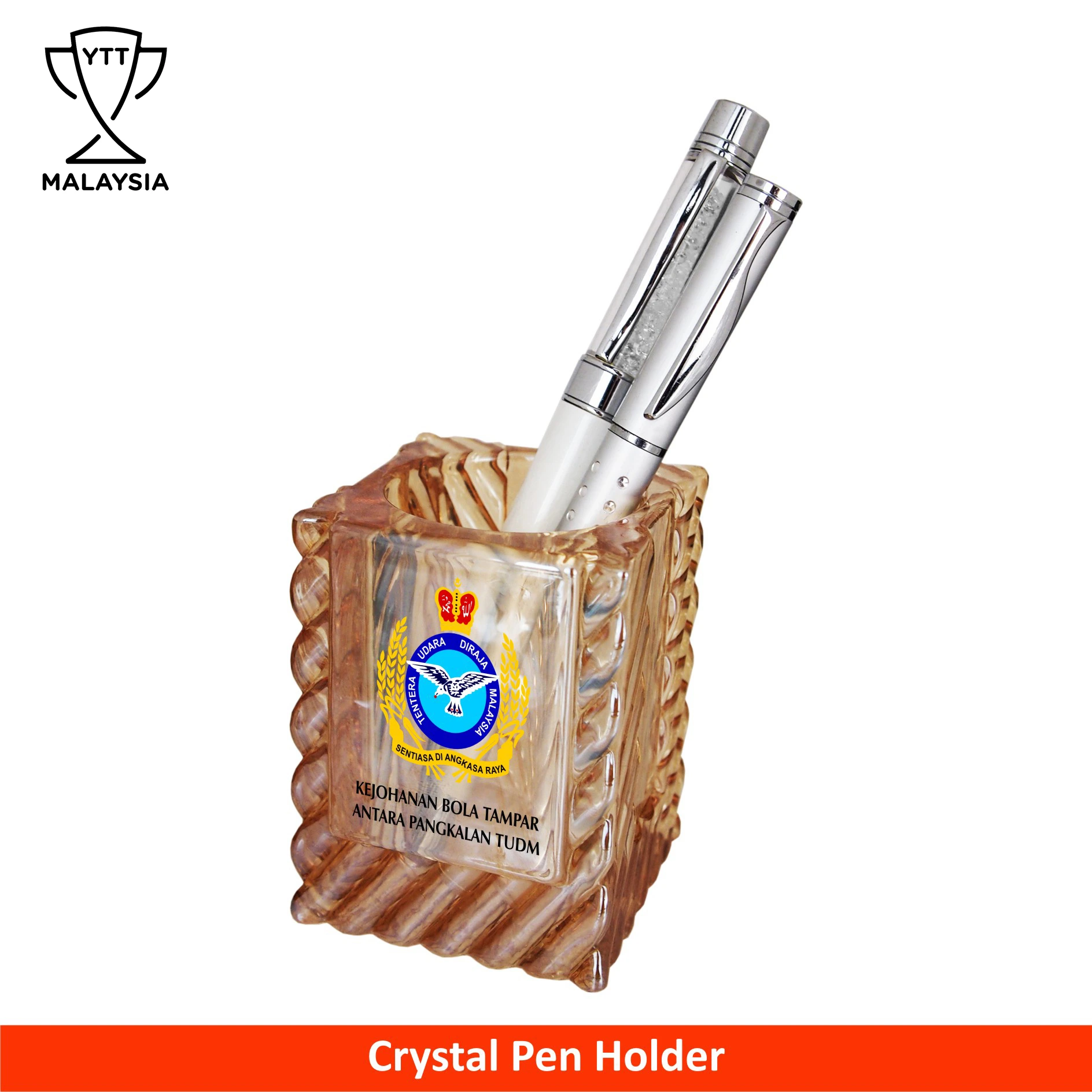 8273 Crystal Pen Holder