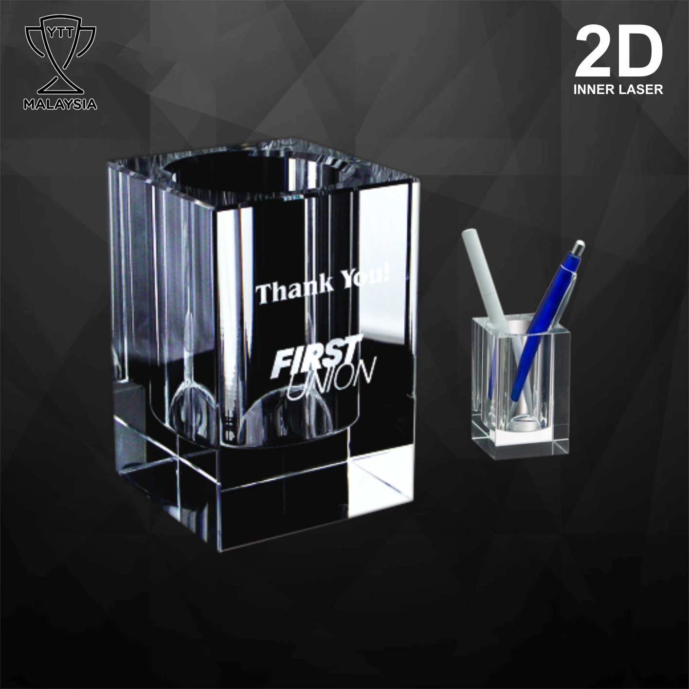 9043 Crystal Pen Holder