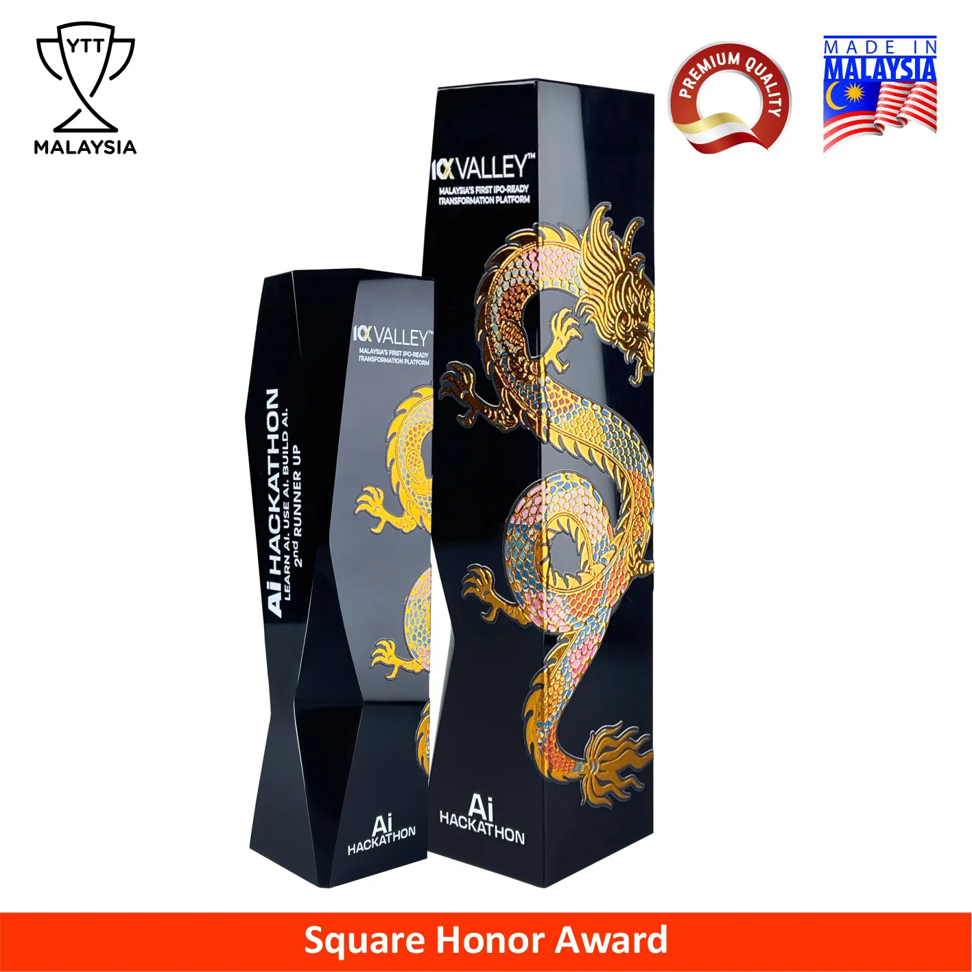 1091 - Square Honor Series Premium Acrylic Award