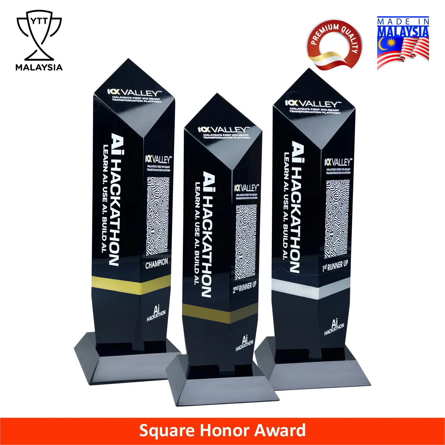 1092 - Square Honor Series Premium Acrylic Award
