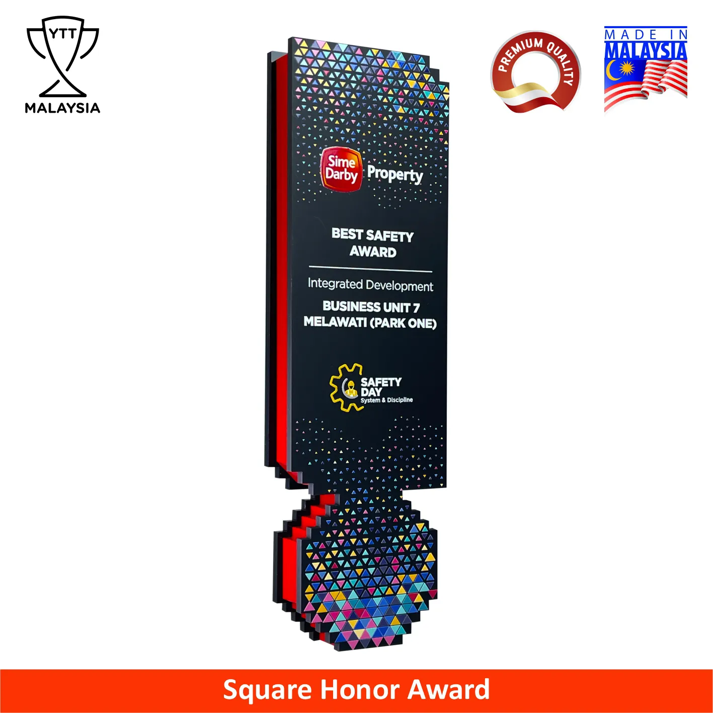 1093 - Square Honor Series Premium Acrylic Award