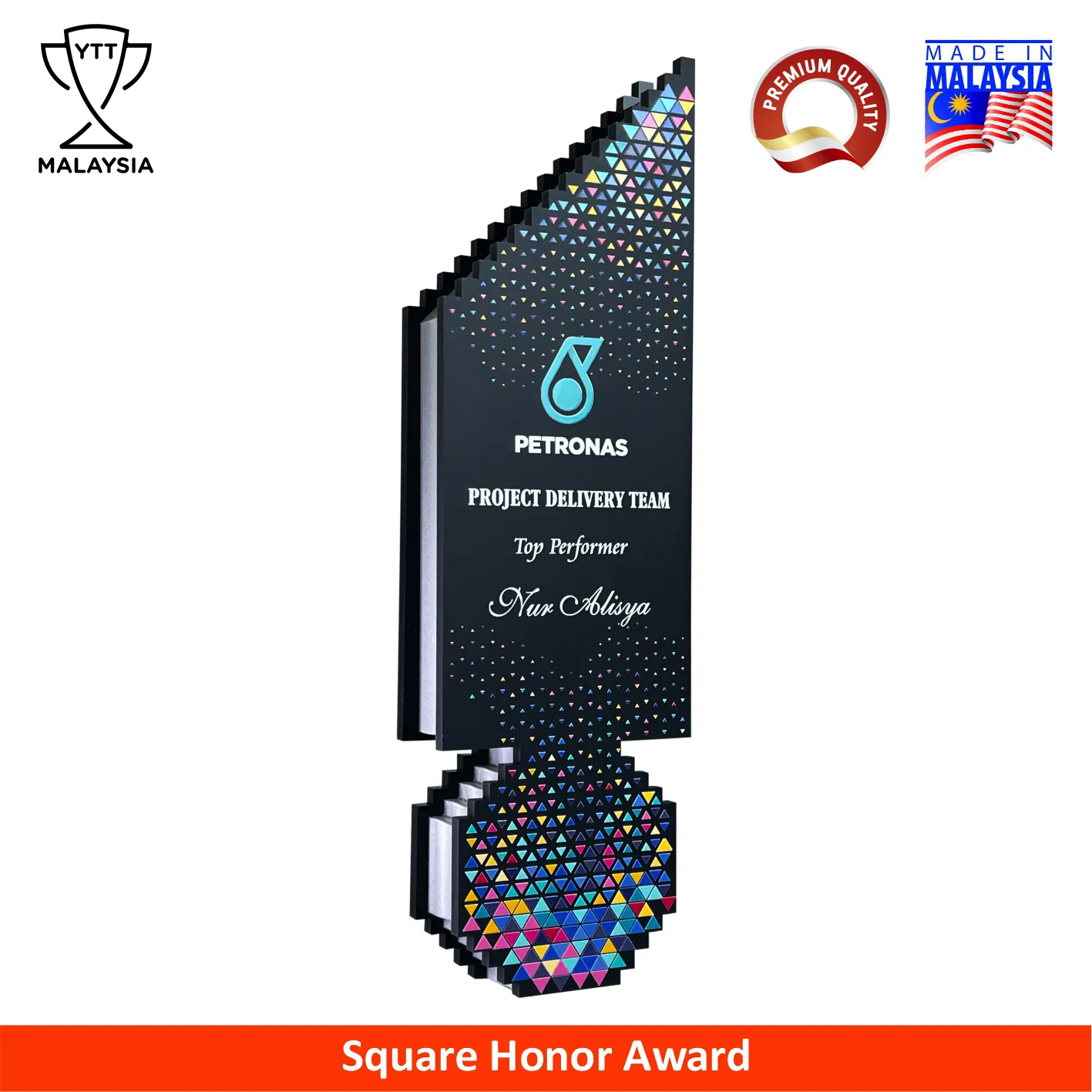 1095 - Square Honor Series Premium Acrylic Award