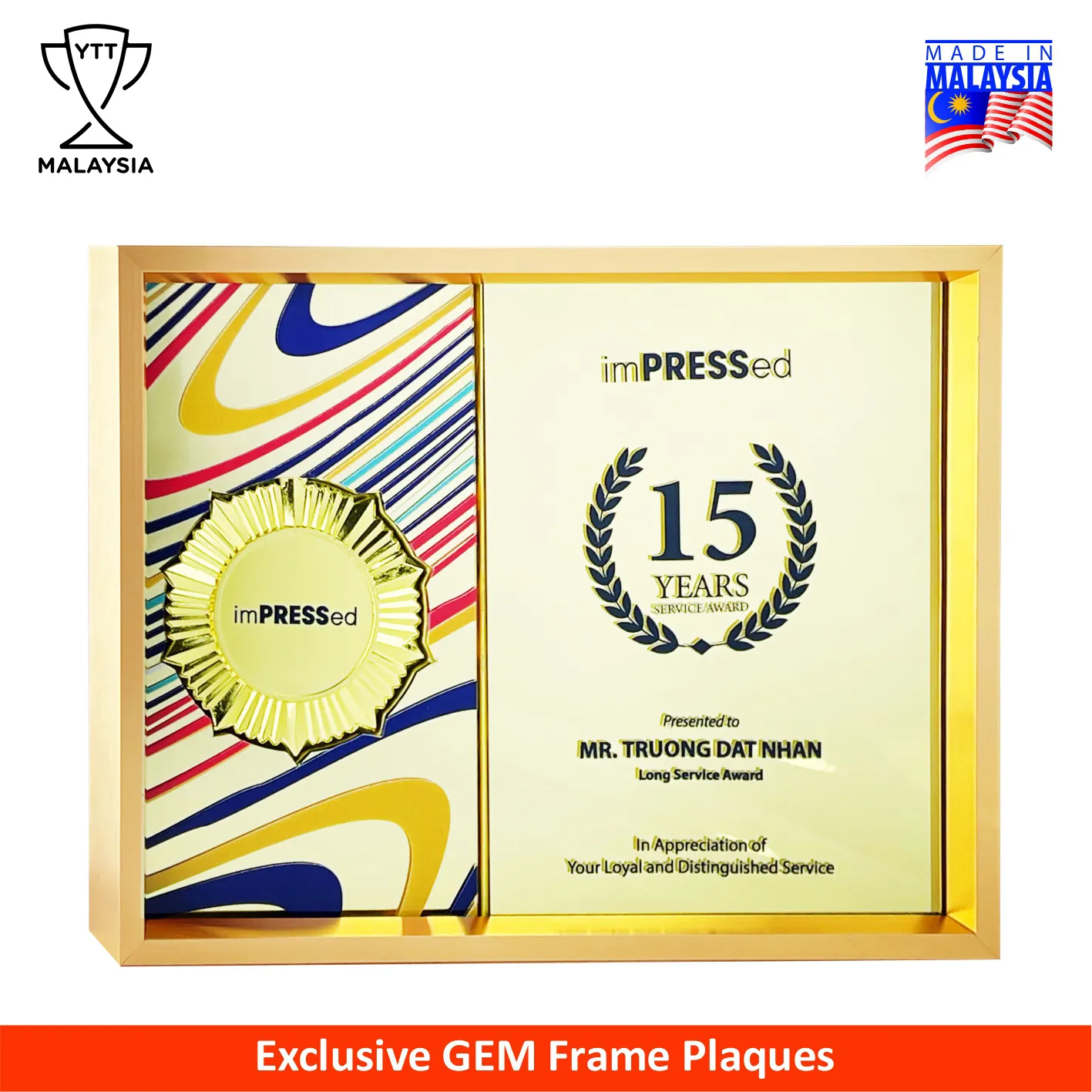 5220 - Premium Color Gem Frame