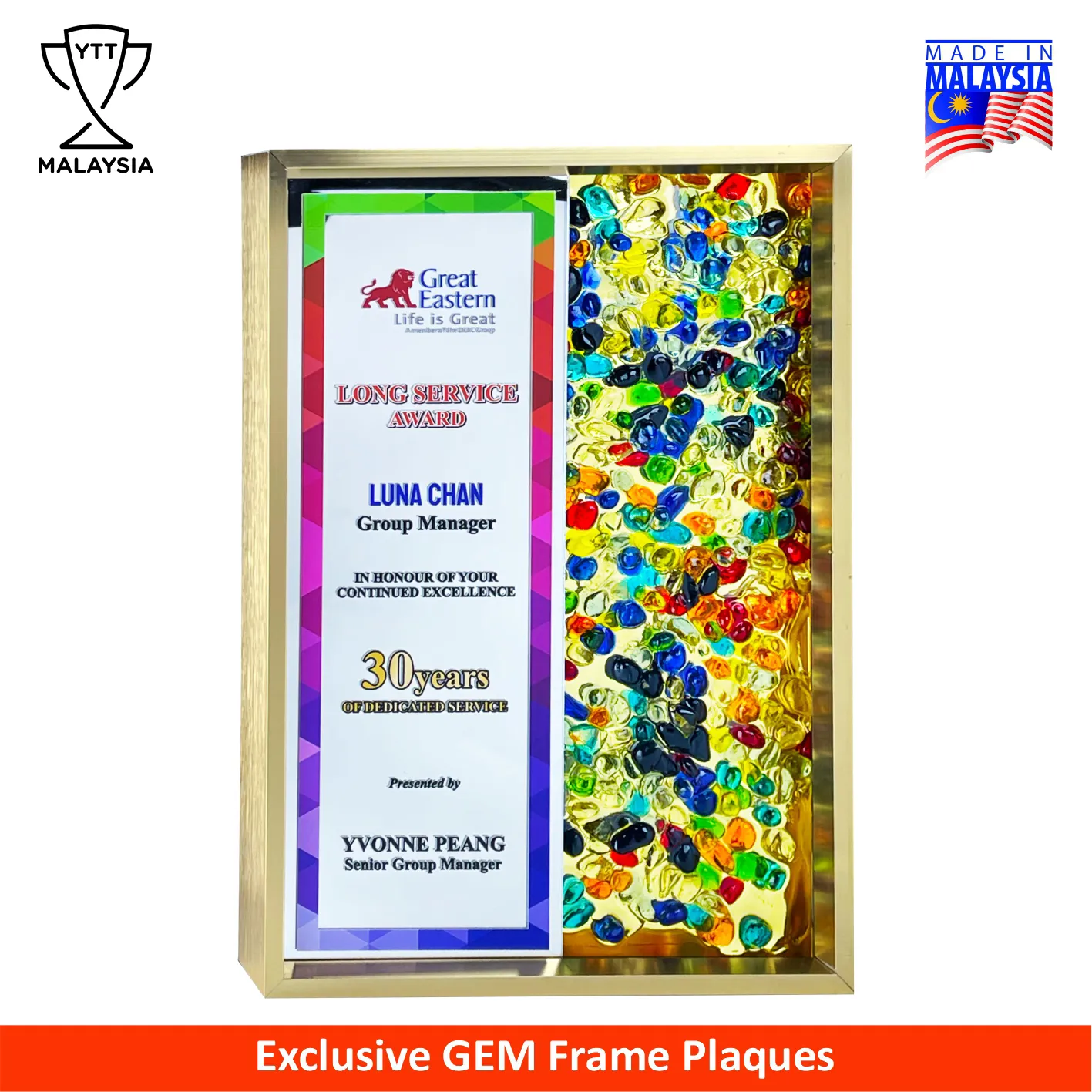 5223 - Premium Color Gem Frame