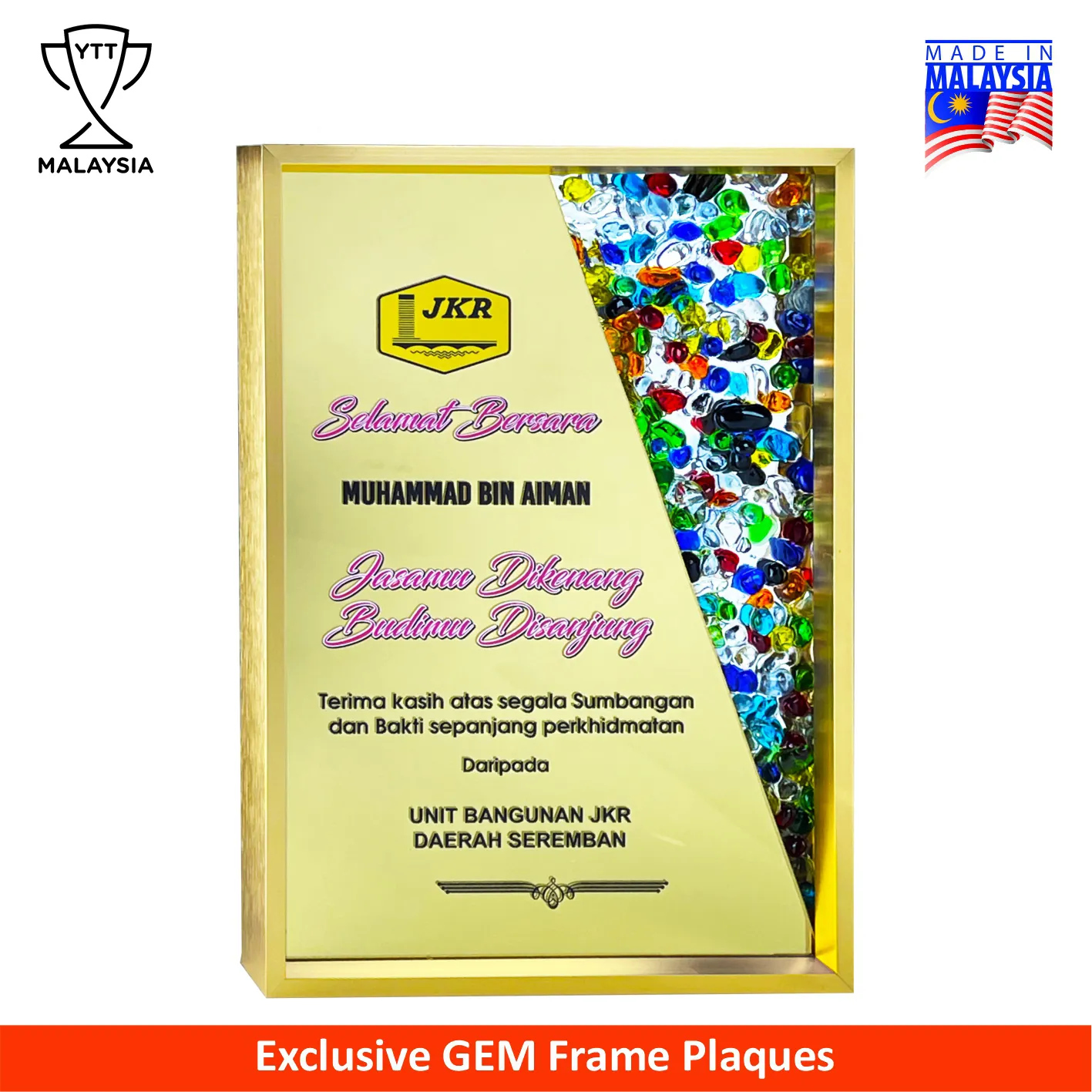 5224 - Premium Color Gem Frame