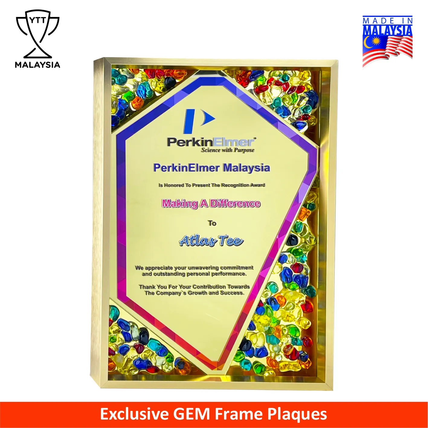 5225 - Premium Color Gem Frame