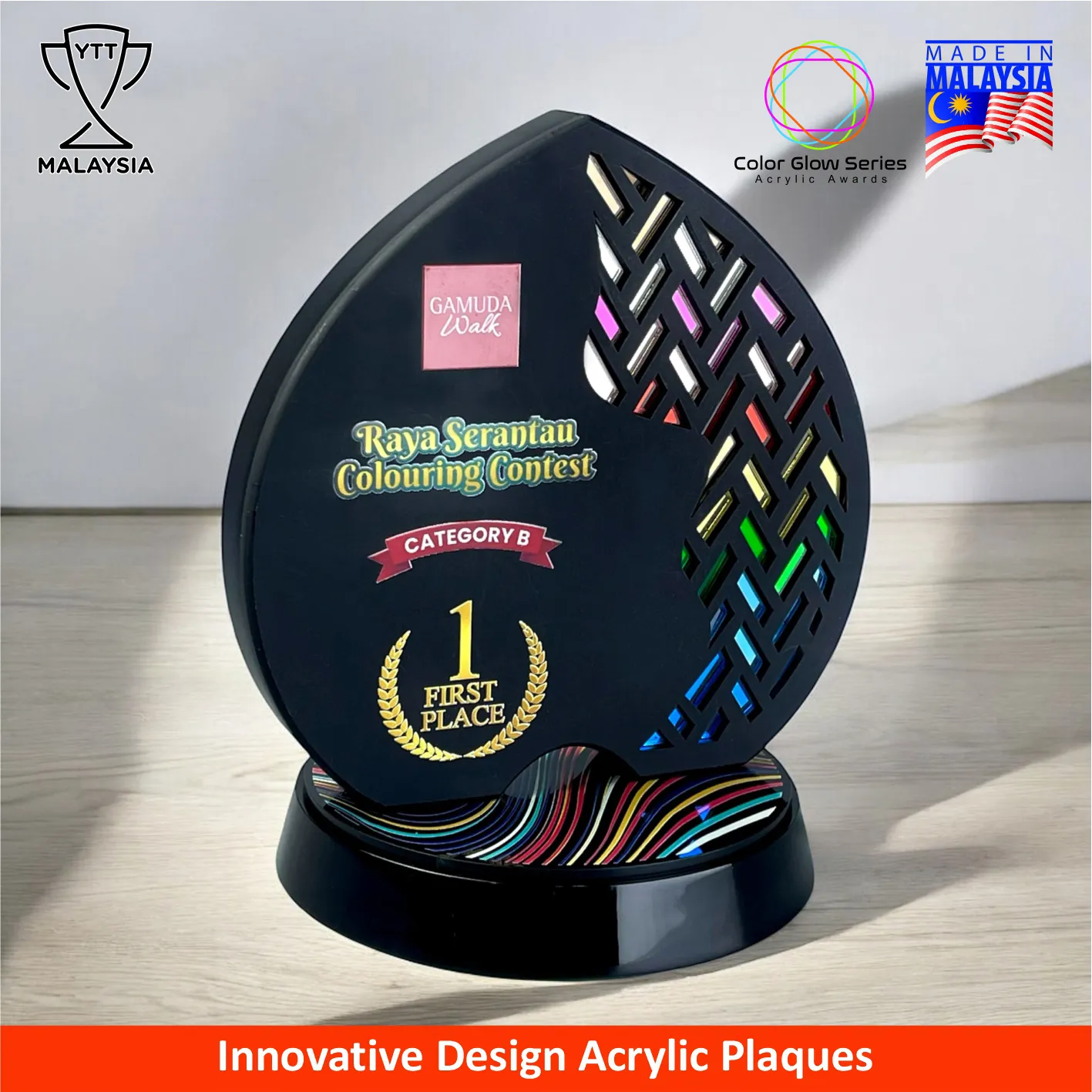 5259 - Square Honor Series Premium Acrylic Award