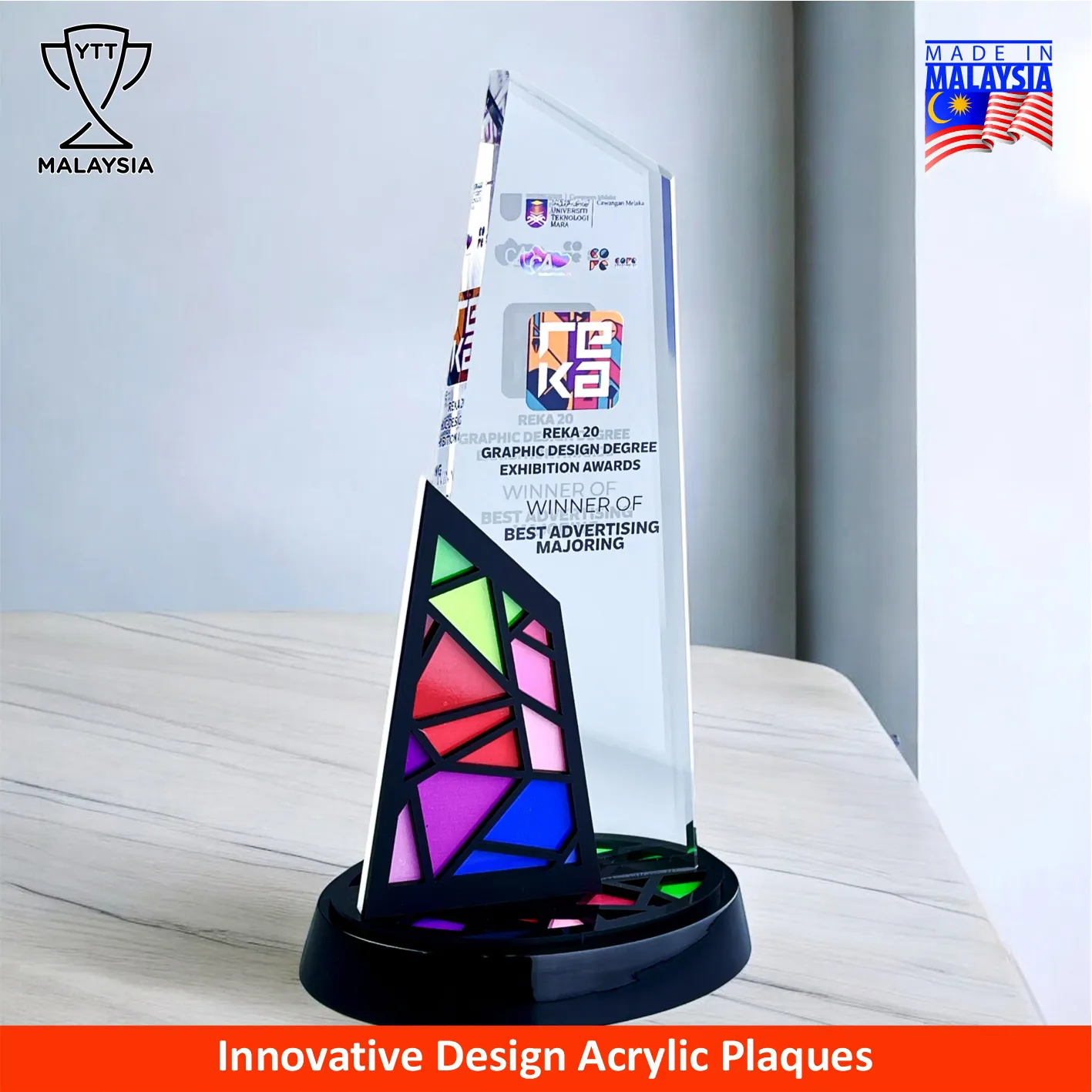 5264 - Square Honor Series Premium Acrylic Award