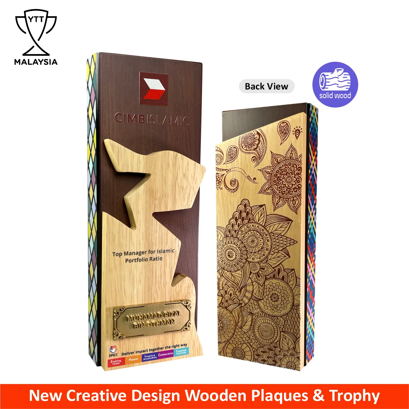7510 - New Creative Design Wooden Plaques