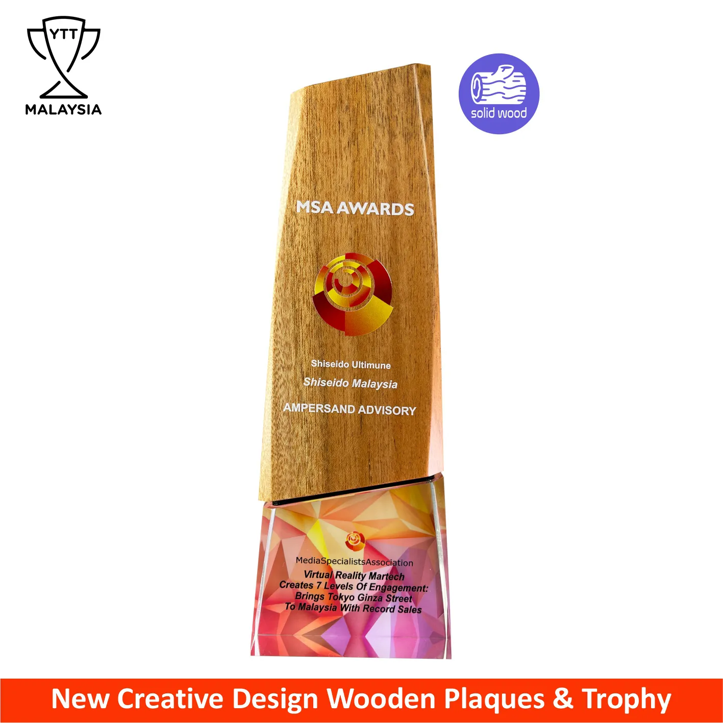 7519 - New Creative Design Wooden Plaques