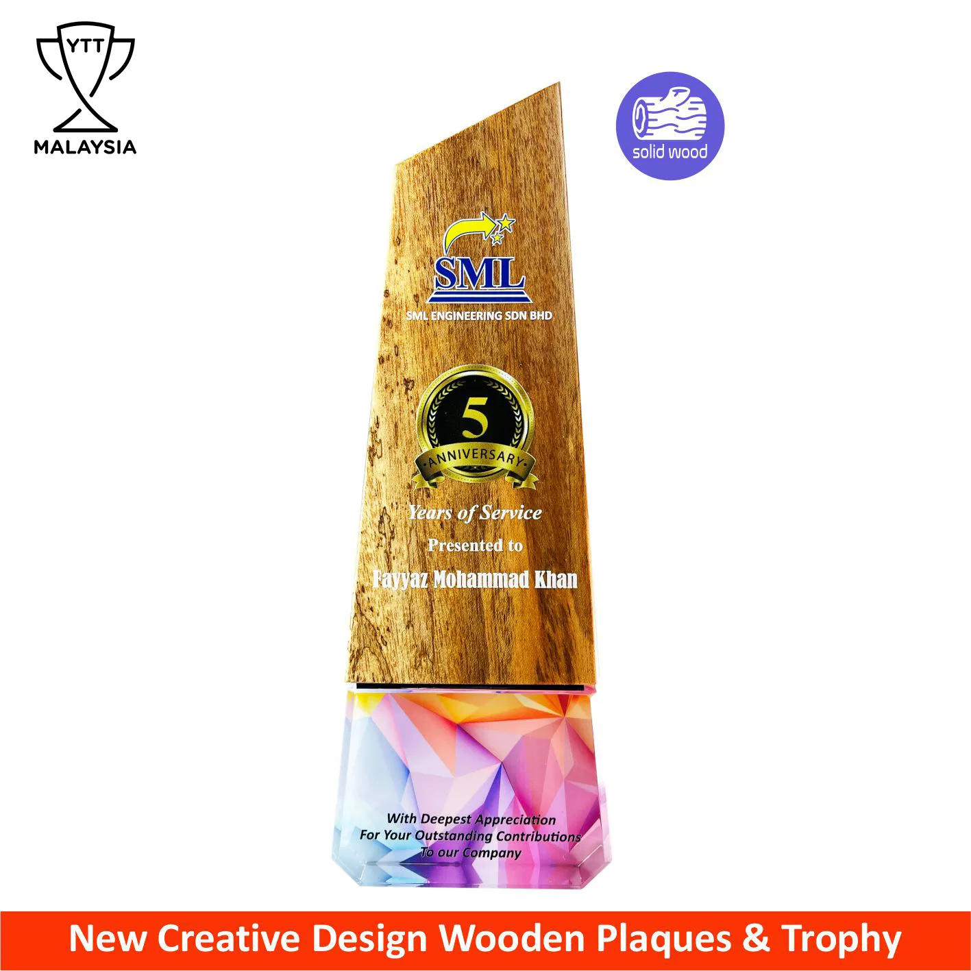 7520 - New Creative Design Wooden Plaques