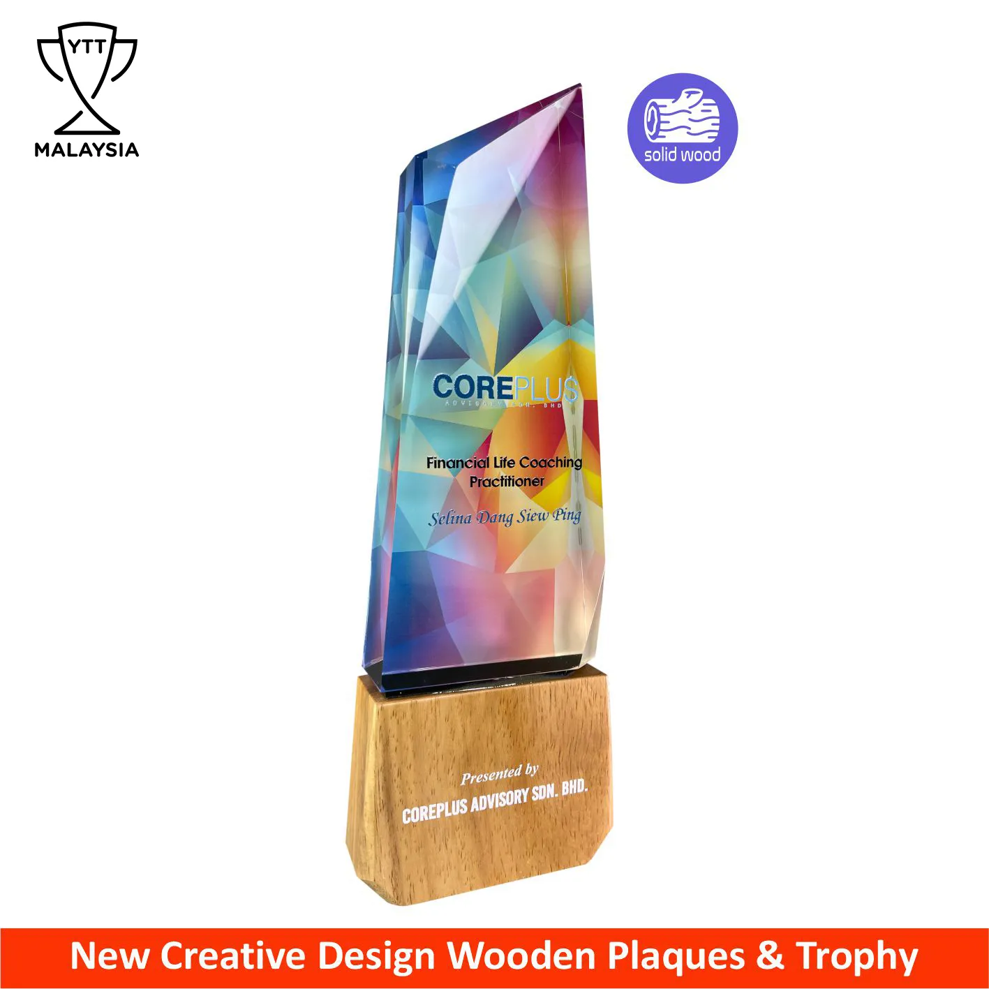 7521 - New Creative Design Wooden Plaques