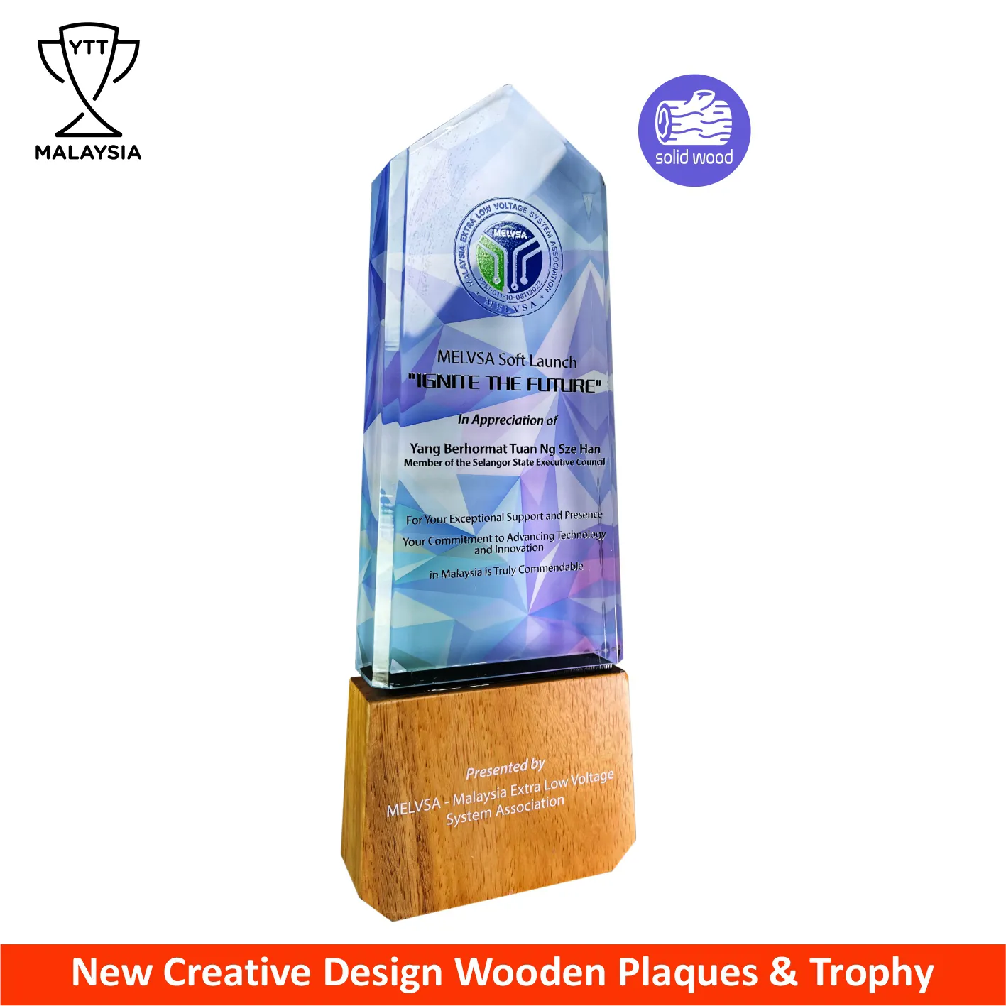 7522 - New Creative Design Wooden Plaques
