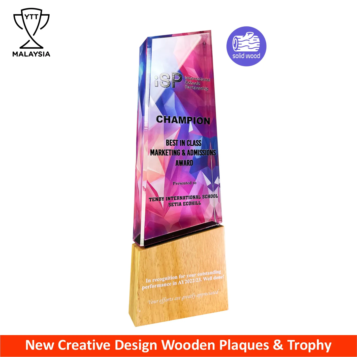 7523 - New Creative Design Wooden Plaques