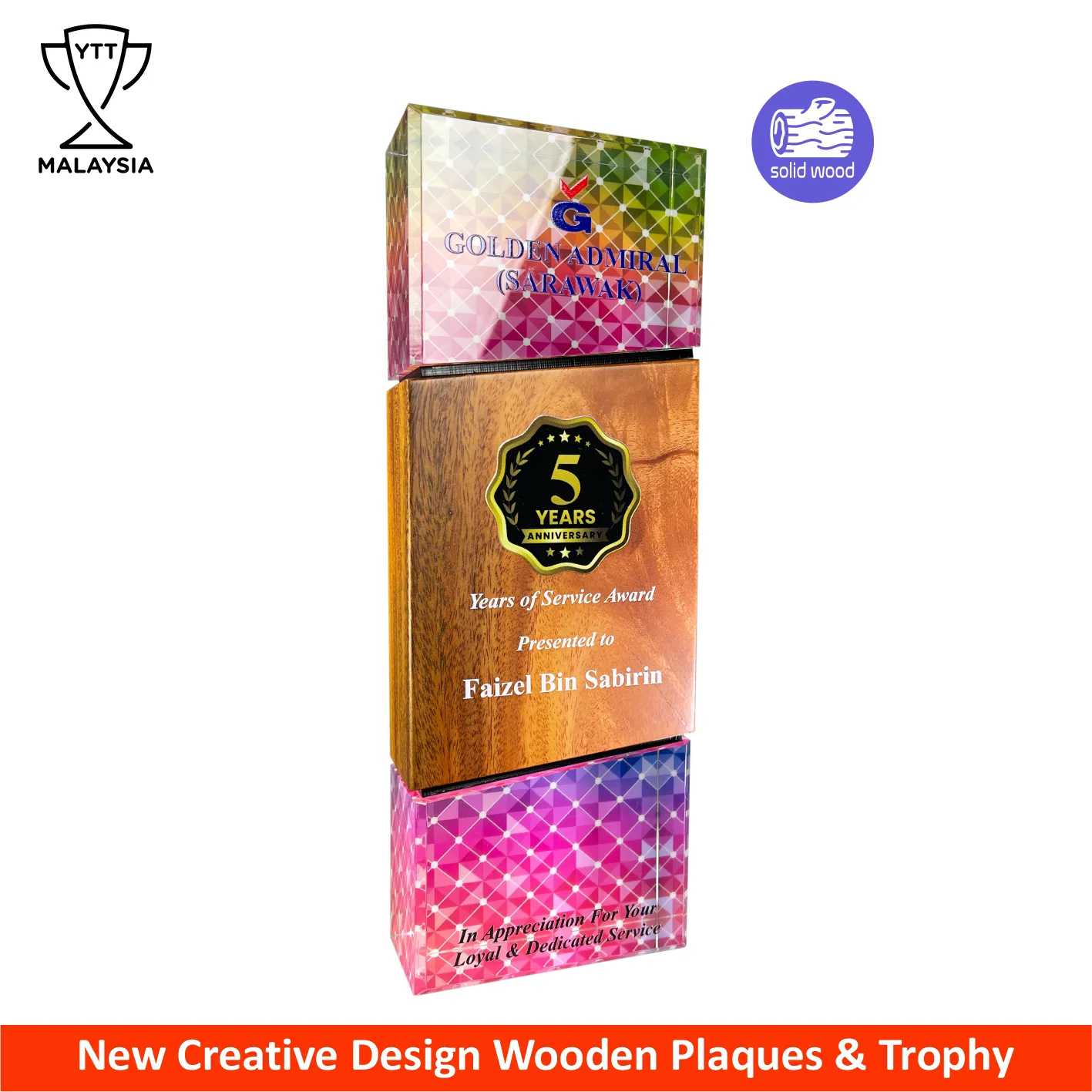 7525 - New Creative Design Wooden Plaques
