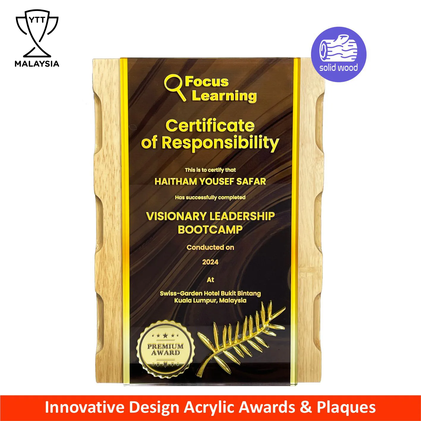 7547 - New Creative Design Wooden Plaques