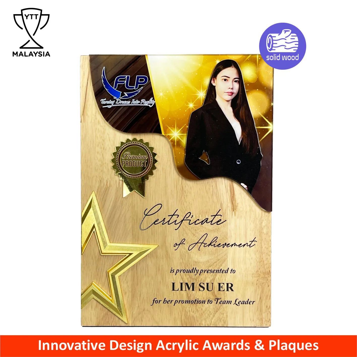 7549 - New Creative Design Wooden Plaques