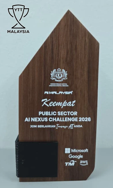 7696 - Premium Natural Wood Trophy - Image 2